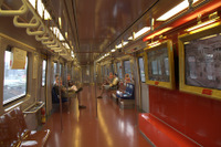 新北投線的車廂讓我想起香港迪士尼線,無論包裝和客源,應該比迪士尼線優勝。